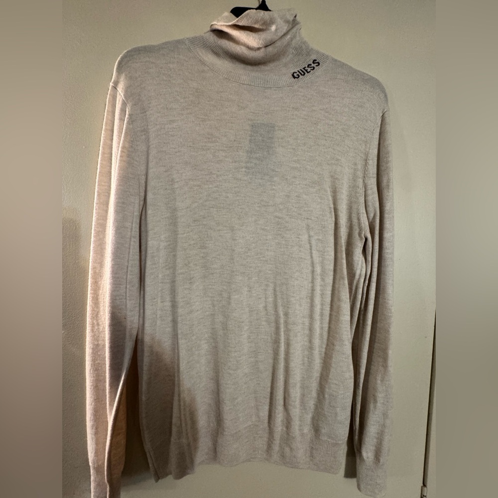 Guess Cream Turtle Neck Top